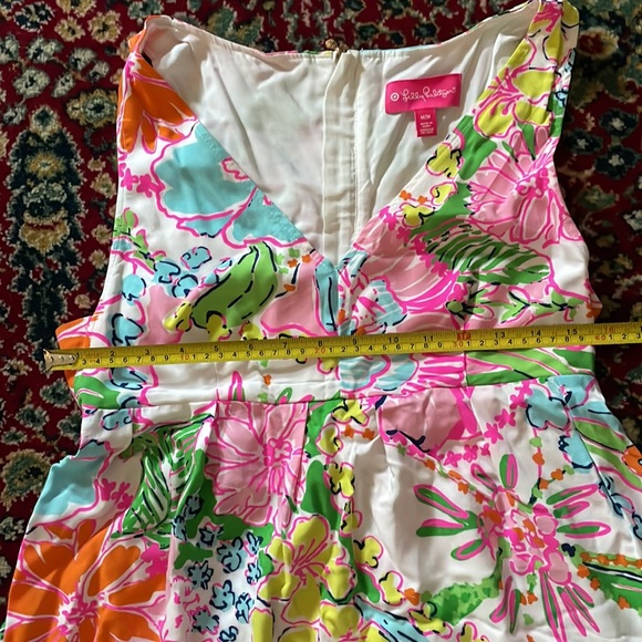 EUC Lilly Pulitzer Nosie Posey V-Neck Tank Top - Picture 5 of 9